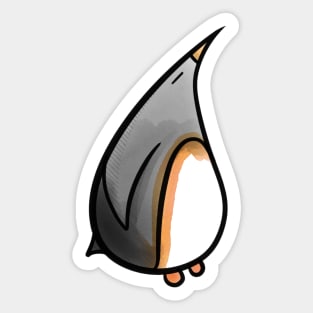 Pondering Penguin Sticker